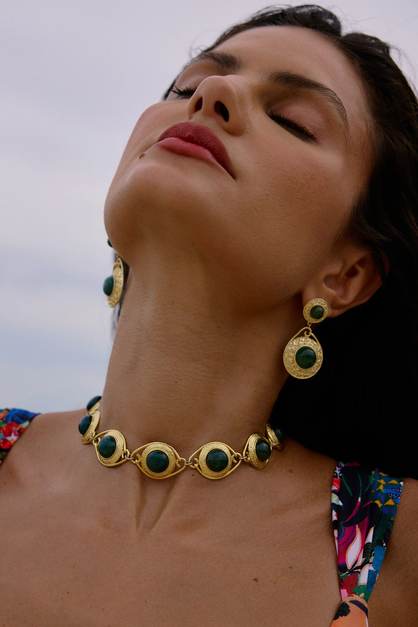 Copacabana Choker in Indian Agate - Image 3