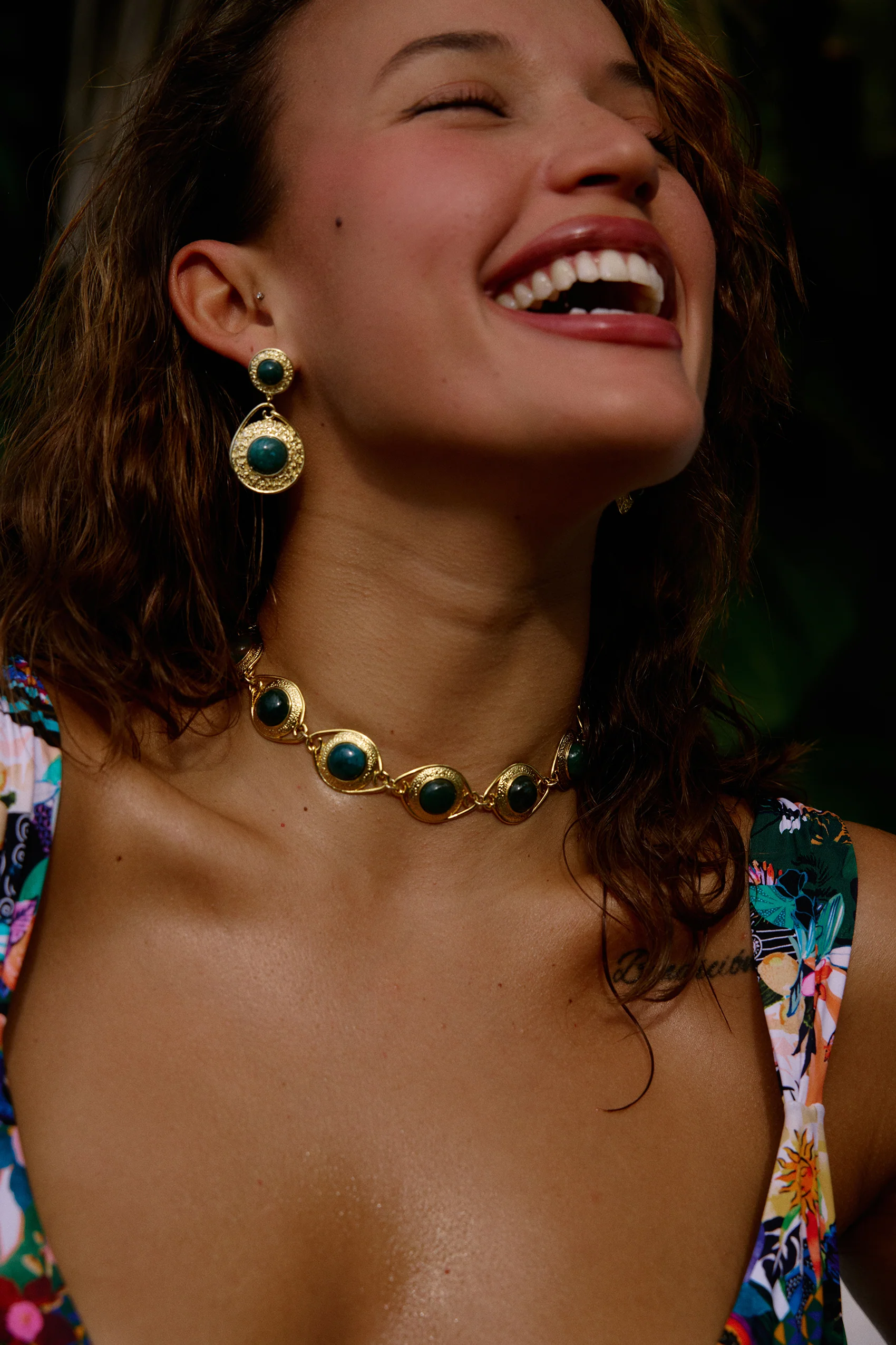 Copacabana Choker in Indian Agate - Image 7