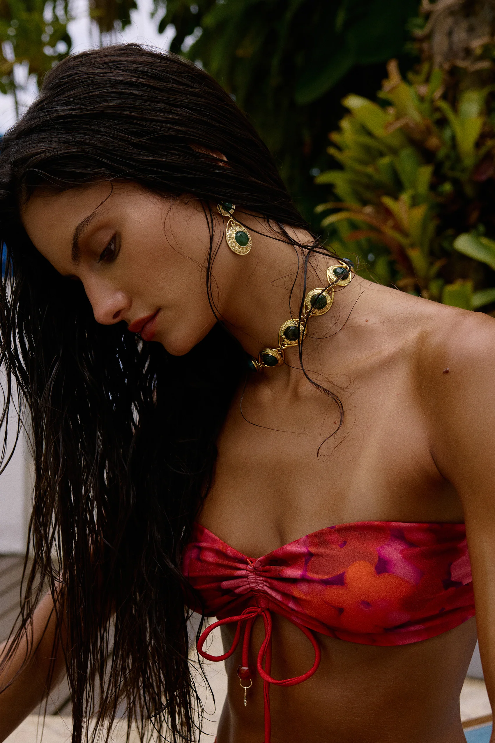 Copacabana Earrings in Indian Agate - Image 6