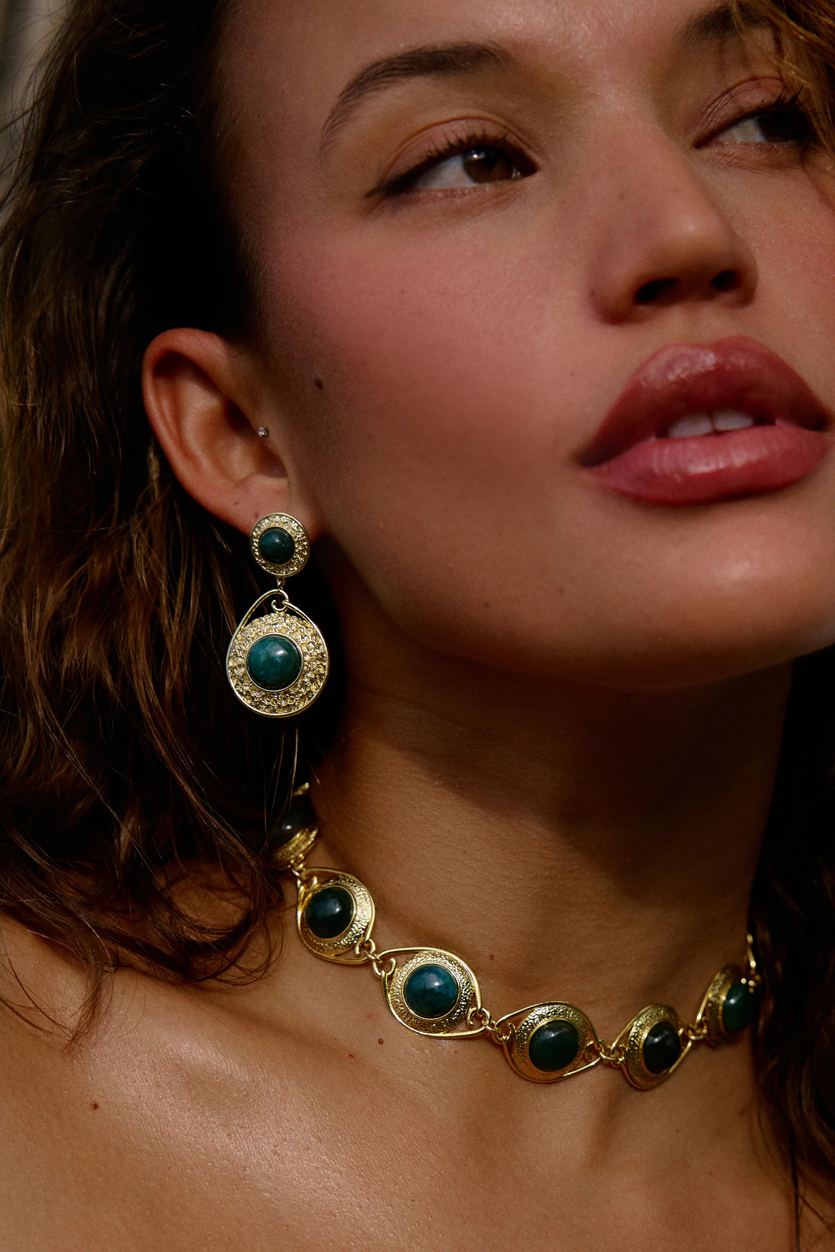 Copacabana Earrings in Indian Agate - Image 7