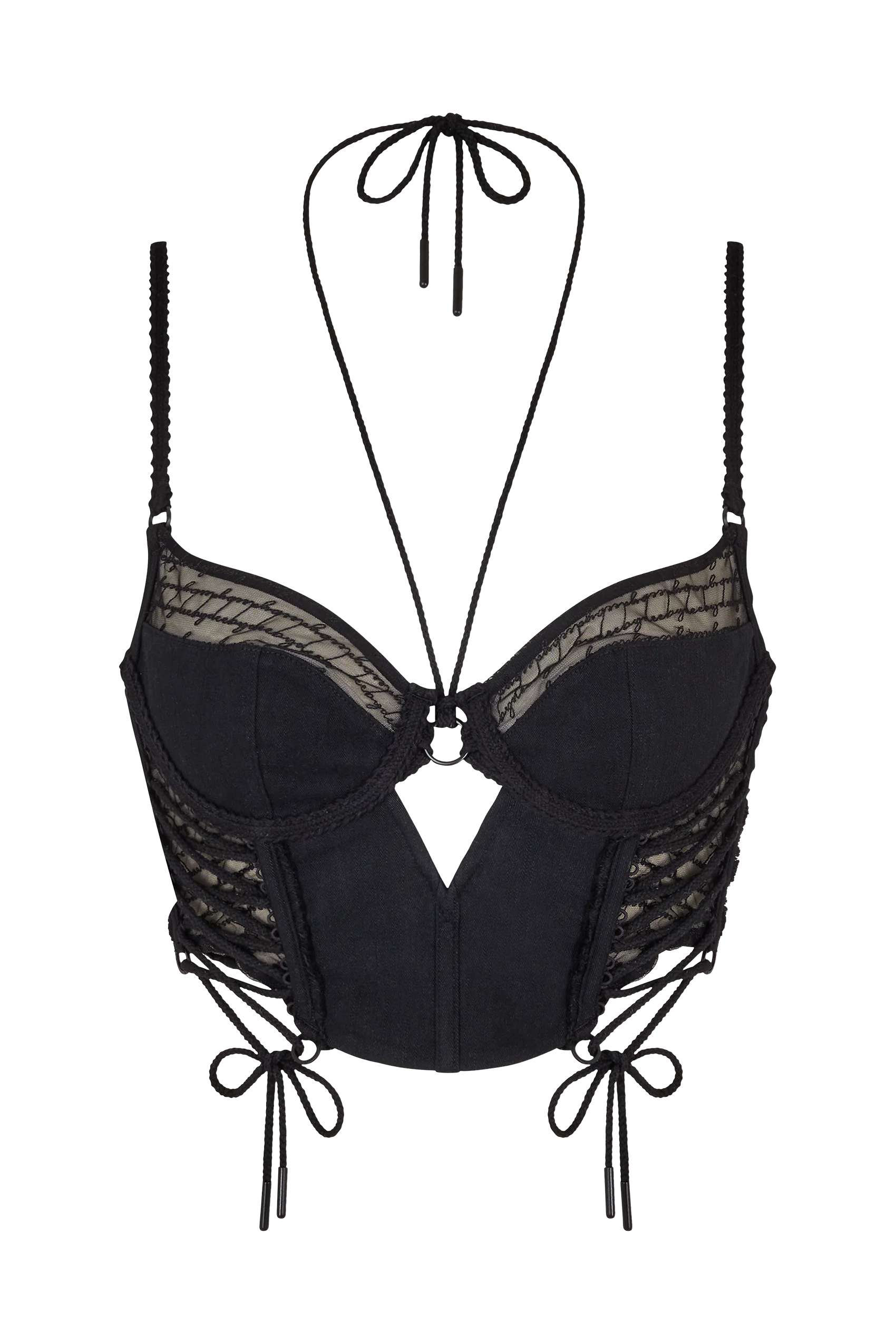 Mila Longline Bra in Onyx - Image 8