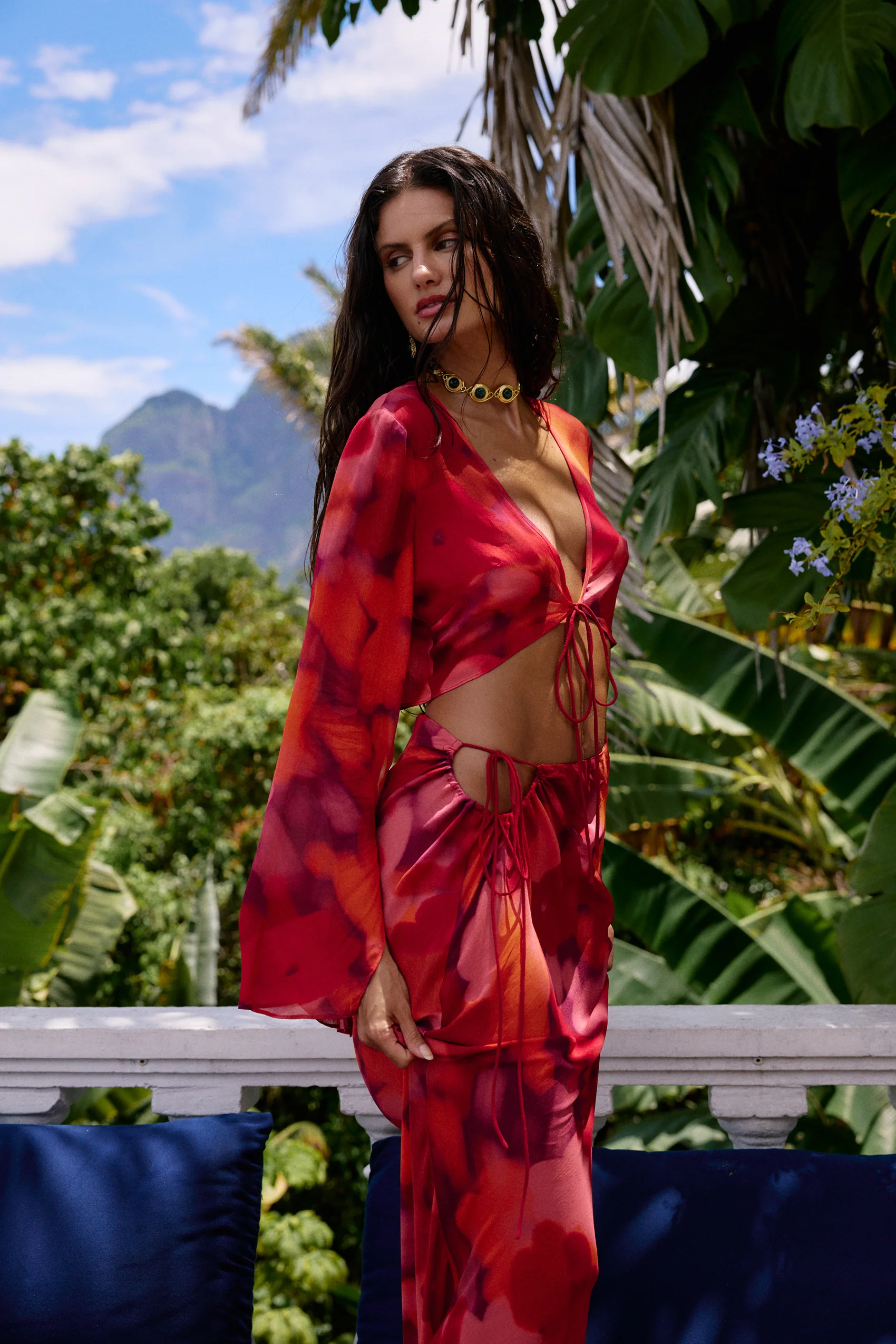 Odessa Maxi Skirt in Floresta - Image 10