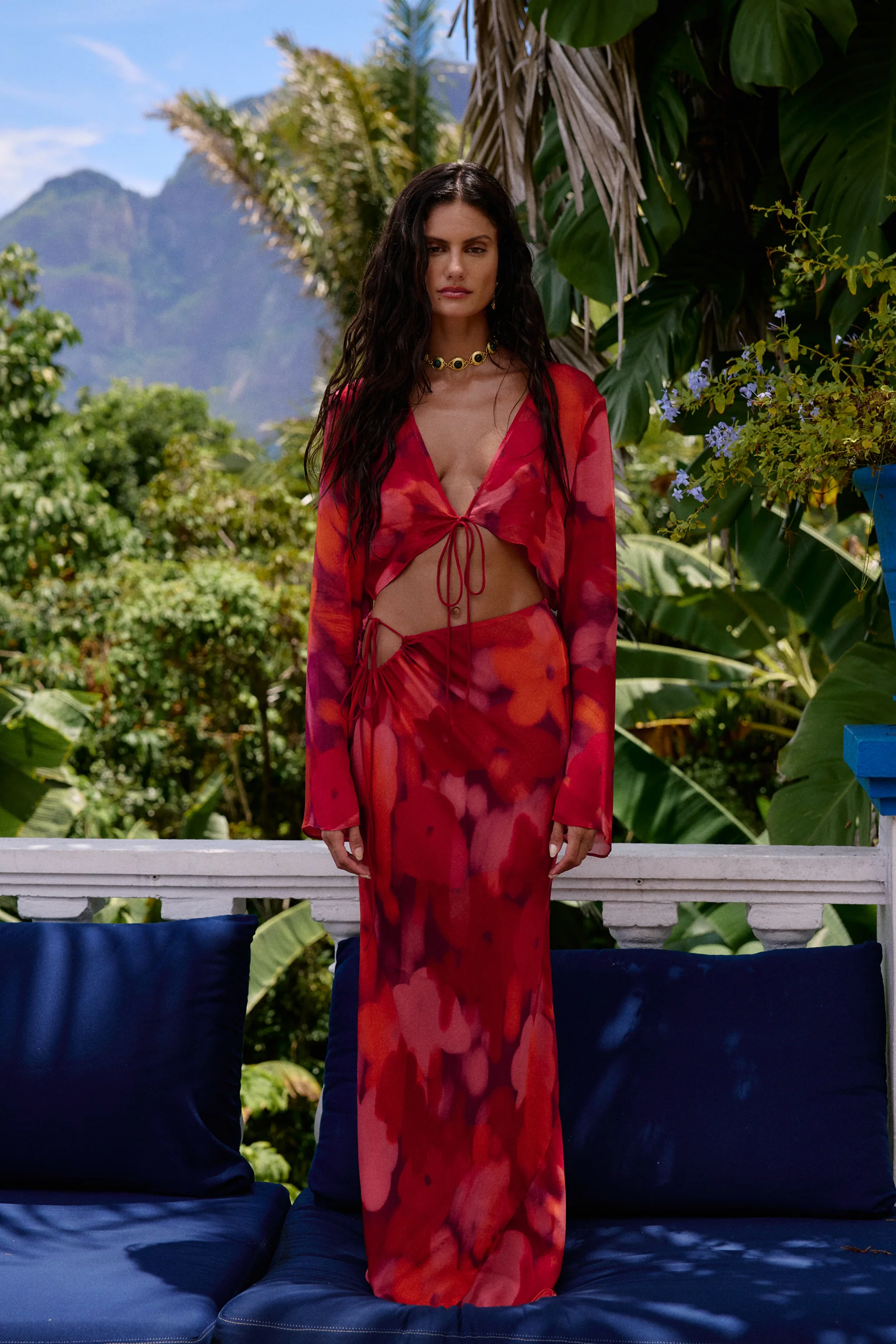 Odessa Maxi Skirt in Floresta - Image 13