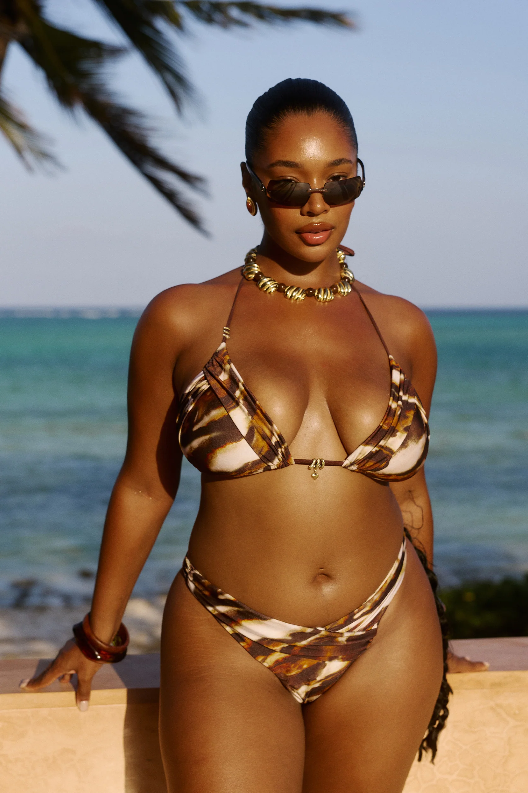 Rhodes Bikini Top in Sarabi - Image 6