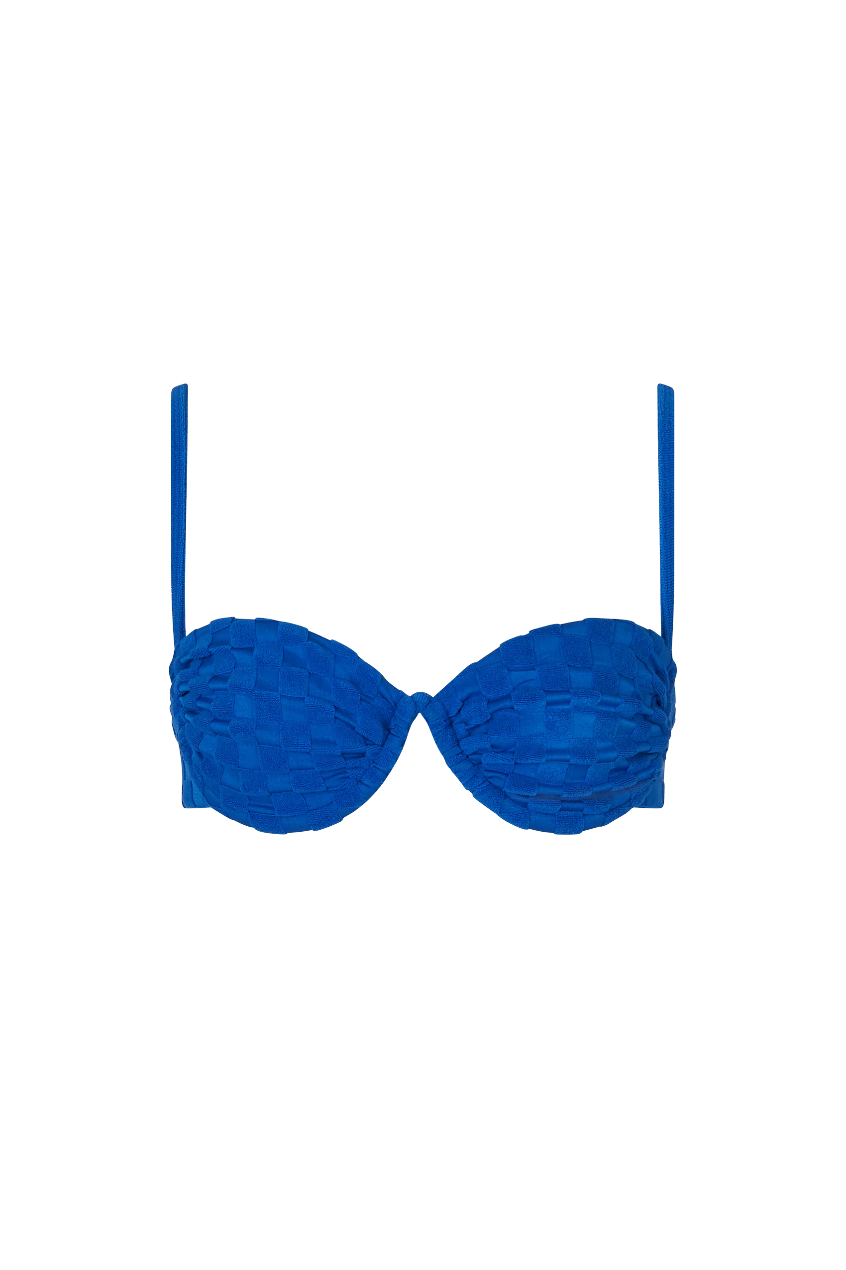 Riviera Bikini Top in Cobalto - Image 10