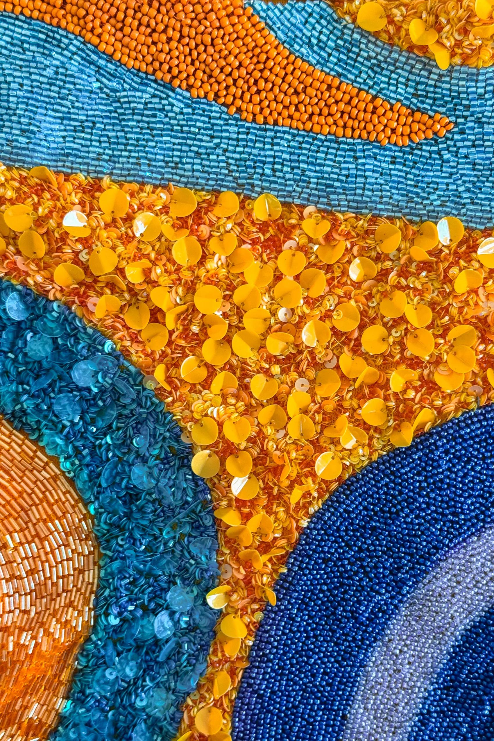 Zahira Hand Beaded Mini Skirt in Sequinda - Image 15